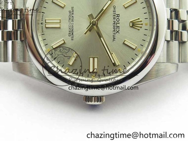 0125 WeatherProof Oyster Perpetual 41mm 124300 BP Maker Best Edition Silver Dial on SS Jubilee Bracelet A 2639